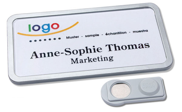 MODU-LINE 40 Namensschilder mit Magnetverschluss